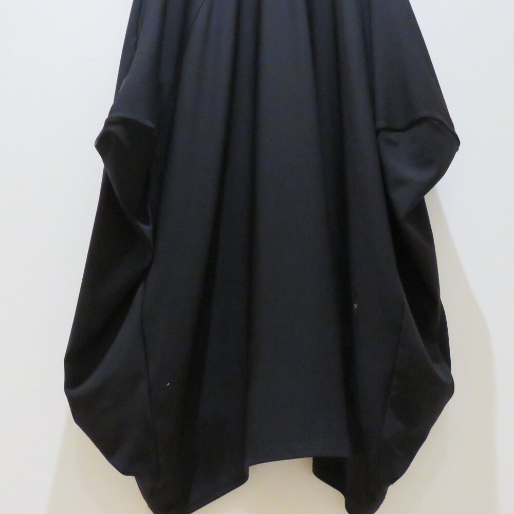 SYMPLI Sleeveless Dream Dress Black Bubble Hem Lantern Lagenlook Minimalist NWT - Picture 10 of 15